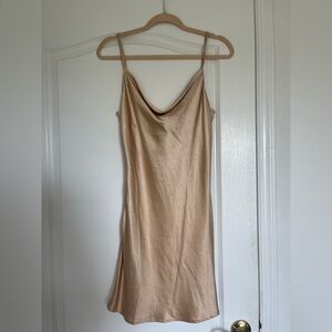 Audrey 3+1 Champagne Mini Dress